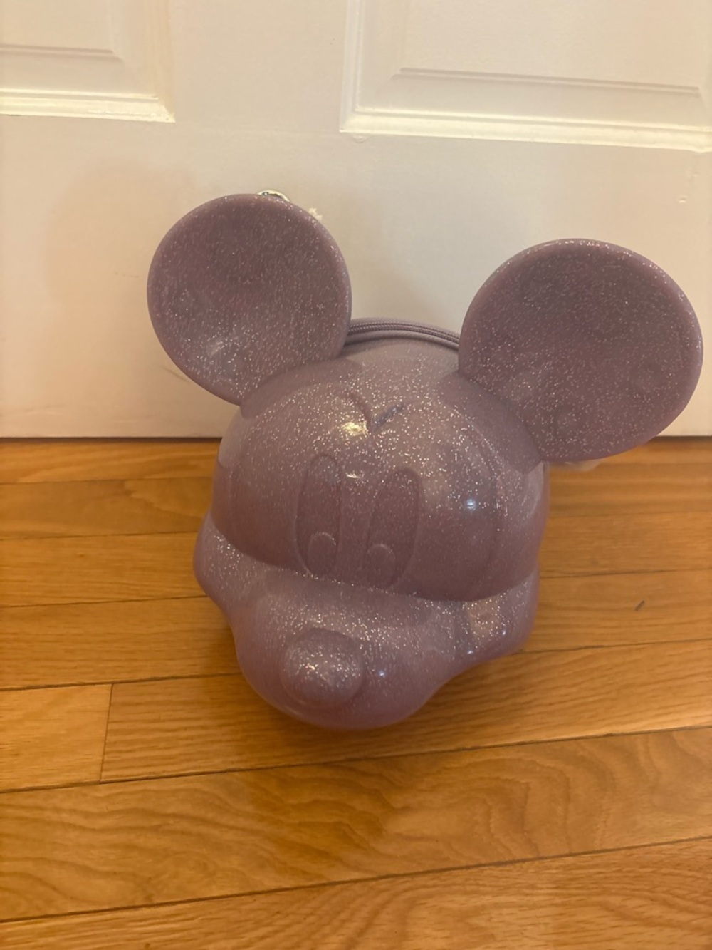 Glittery Purple Mickey Mouse Head Decorative handbag